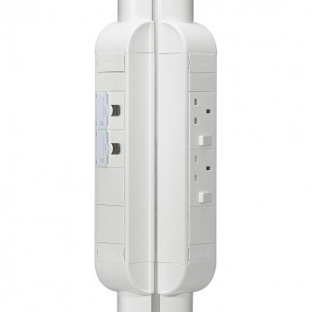 Пустой розеточный блок LEGRAND для комплектования 8 модулей длина 325 мм белый Пустой розеточный блок LEGRAND для комплектования 8 модулей длина 325 мм белый