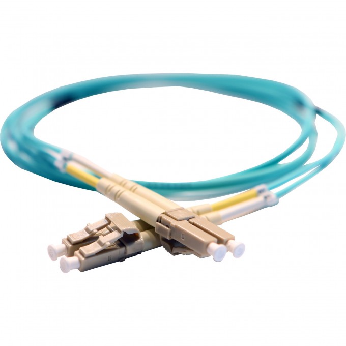 Шнур оптоволоконный OM3 LEGRAND многомодовый LC/LC 1 м цвет морской волны 032615