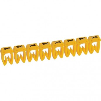 Маркер LEGRAND CAB 3 для кабеля 0,15-0,5 мм² заглавная буква X