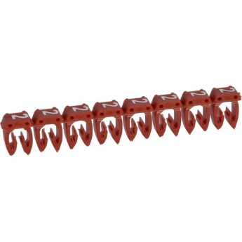 Маркер LEGRAND CAB 3 для кабеля 4-6 мм² цифра 2 красный