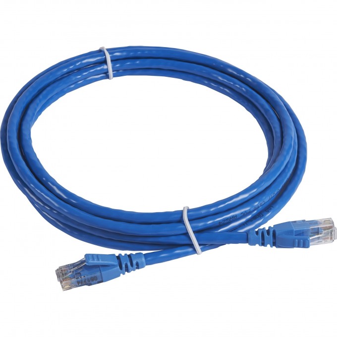 Шнур коммутационный LEGRAND RJ 45 категория 6 U/UTP PVC не экранированный 3 м голубой 051774