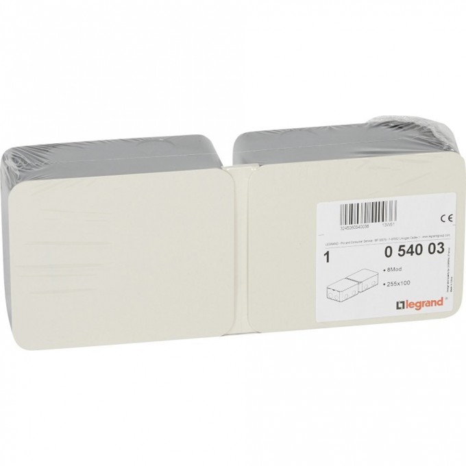 Монтажная коробка LEGRAND для выдвижного розеточного блока 8 модулей металл 054003