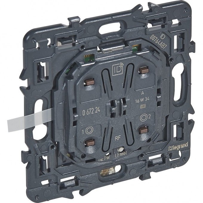 Настенное плоское радиоуправляющее устройство LEGRAND MyHome Play Zigbee 2-канальное 067224