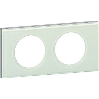 Рамка LEGRAND Celiane 2 поста смальта белая глина Рамка LEGRAND Celiane 2 поста смальта белая глина