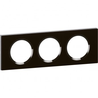 Рамка LEGRAND Celiane 3 поста смальта графит Рамка LEGRAND Celiane 3 поста смальта графит