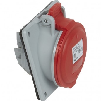 Розетка LEGRAND встраиваемая 16А 3К+H+З 380 В IP 44 серый