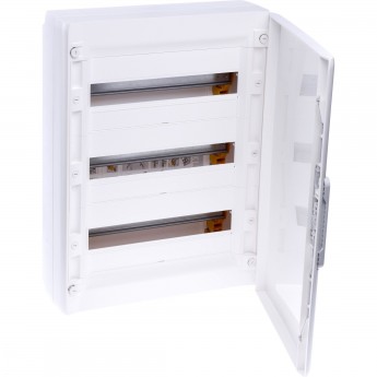 Распределительный щиток LEGRAND XL3 125 - с белой дверью - 3 ряда - 54 модуля - 600х450х128 мм, белый