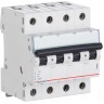 Автоматический выключатель LEGRAND TX³ 6000 6 кА тип C 4П 400 В 25А 4 модуля белый 404072