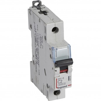 Автоматический выключатель LEGRAND DX³-E 6000 6 кА тип C 1П 230/400 В 2А 1 модуль белый