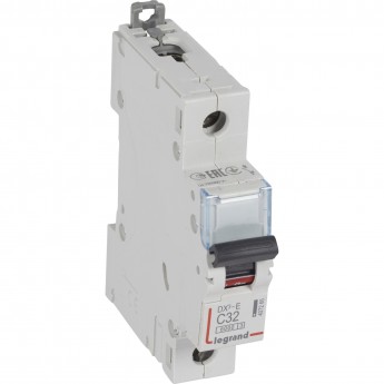 Автоматический выключатель LEGRAND DX³-E 6000 6 кА тип C 1П 230/400 В 32А 1 модуль белый