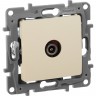 Розетка LEGRAND TV проходная 15 дБ 5-862 мГц Etika слоновая кость 672363