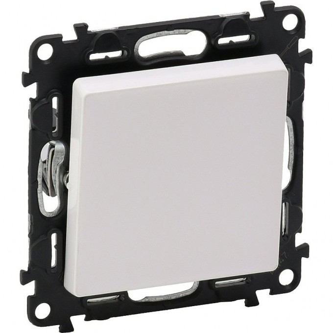 Выключатель LEGRAND Valena LIFE 10АХ 250В с лицевой панелью безвинтовые зажимы белый 752401