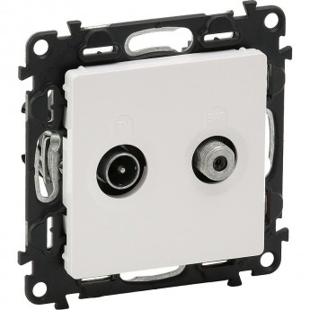 Розетка LEGRAND Valena LIFE оконечная TV-SAT 10дБ диапазоны 5-862МГц/950-2400 МГц с лицевой панелью белый Розетка LEGRAND Valena LIFE оконечная TV-SAT 10дБ диапазоны 5-862МГц/950-2400 МГц с лицевой панелью белый