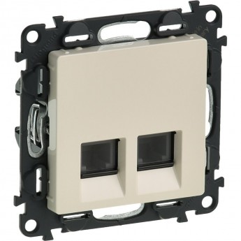 Телефонная розетка LEGRAND Valena LIFE RJ11 двойная с лицевой панелью слоновая кость Телефонная розетка LEGRAND Valena LIFE RJ11 двойная с лицевой панелью слоновая кость
