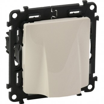 Вывод кабеля LEGRAND Valena LIFE с лицевой панелью без клемм слоновая кость