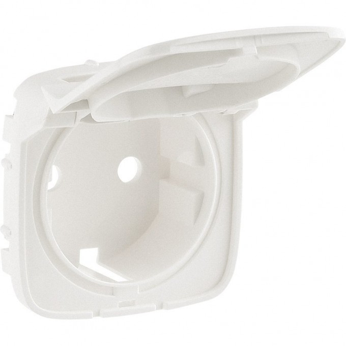 Лицевая панель LEGRAND Valena ALLURE для розетки 2К+З с крышкой жемчуг 754849