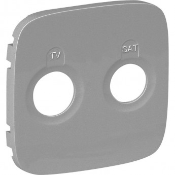Лицевая панель LEGRAND Valena ALLURE для розеток TV-SAT алюминий