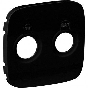 Лицевая панель LEGRAND Valena ALLURE для розеток TV-SAT антрацит