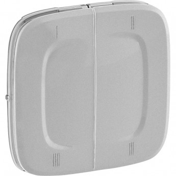 Лицевая панель LEGRAND Valena ALLURE MyHome Play Zigbee для 4-сценарного радиоуправляющего устройства алюминий