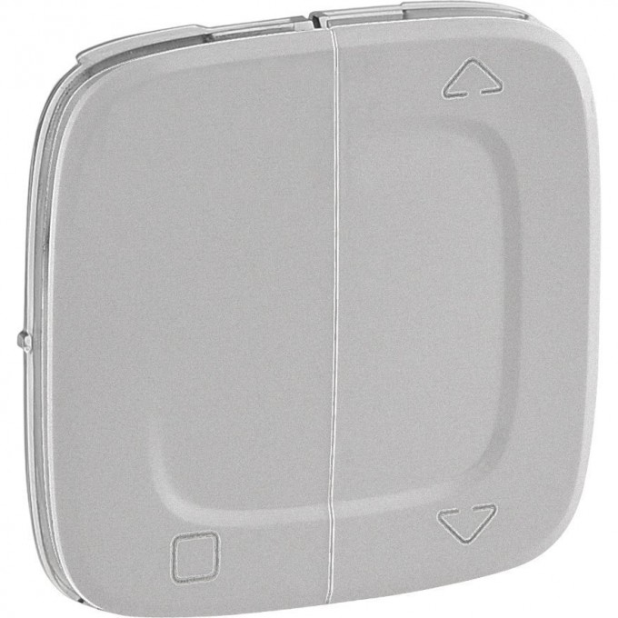 Лицевая панель LEGRAND Valena ALLURE MyHome Play Zigbee для радиоуправляющего устройства управления жалюзи/рольставень алюминий 754853