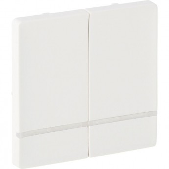 Лицевая панель LEGRAND Valena LIFE MyHome Play Zigbee для радиоуправляющего устройства 2-канального ON-OFF белая