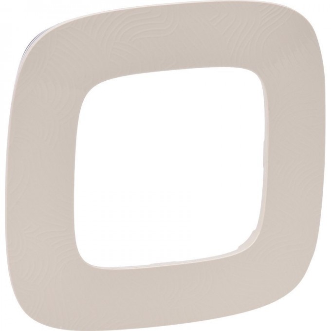 Рамка LEGRAND Valena ALLURE 1-постовая универсальная тиснение бежевое 754381