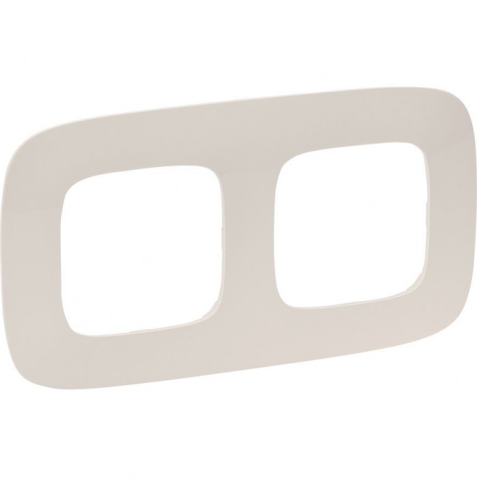 Рамка LEGRAND Valena ALLURE 2-постовая универсальная слоновая кость 754312