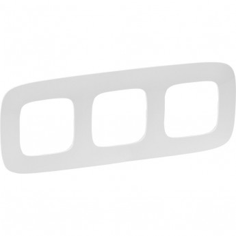 Рамка LEGRAND Valena ALLURE 3-постовая универсальная белый