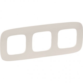 Рамка LEGRAND Valena ALLURE 3-постовая универсальная слоновая кость