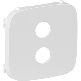 Лицевая панель LEGRAND Valena ALLURE для аудиорозетки "банан" одиночной белый