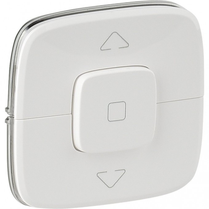 Лицевая панель LEGRAND Valena ALLURE для выключателя жалюзи и рольставней белая 755145