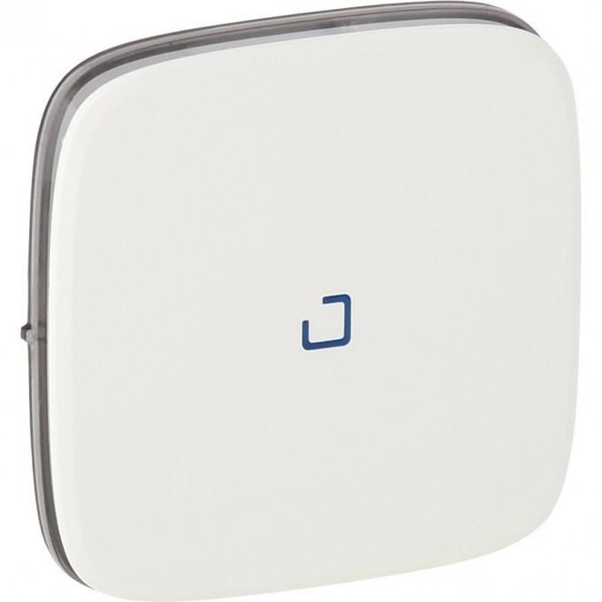 Лицевая панель LEGRAND Valena ALLURE для выключателя одноклавишного с подсветкой/индикацией белая 755085