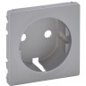 Лицевая панель LEGRAND Valena LIFE для розетки 2К+З алюминий 755202