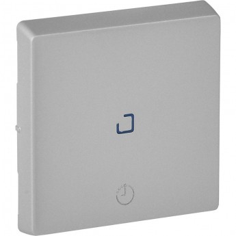 Лицевая панель LEGRAND Valena LIFE для выключателя с выдержкой времени 2-канального алюминий