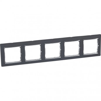 Рамка LEGRAND Valena 5 постов горизонтальный монтаж ноктюрн/серебряный штрих Рамка LEGRAND Valena 5 постов горизонтальный монтаж ноктюрн/серебряный штрих
