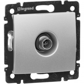 ТВ розетка LEGRAND Valena звезда 1.5 дБ 2400 МГц алюминий ТВ розетка LEGRAND Valena звезда 1.5 дБ 2400 МГц алюминий