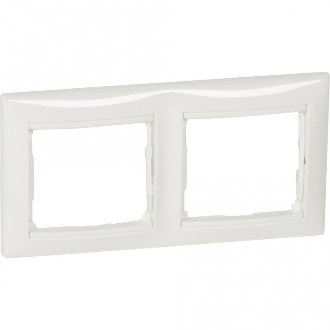 Рамка LEGRAND Valena 2 поста горизонтальный монтаж белый 774452