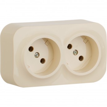 Розеточный блок LEGRAND 2 x 2К без шторок 16 A 250 В Quteo IP 20 слоновая кость Розеточный блок LEGRAND 2 x 2К без шторок 16 A 250 В Quteo IP 20 слоновая кость