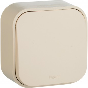 Выключатель LEGRAND Quteo без фиксации (кнопка) 6 A 250 В IP 20 Слоновая кость Выключатель LEGRAND Quteo без фиксации (кнопка) 6 A 250 В IP 20 Слоновая кость