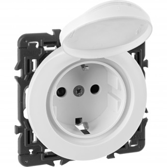 Розетка LEGRAND Celiane 2К+3 немецкого стандарта с защитной крышкой IP 44 белый Розетка LEGRAND Celiane 2К+3 немецкого стандарта с защитной крышкой IP 44 белый
