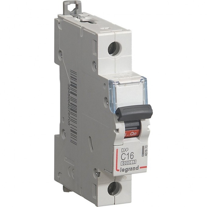 Автоматический выключатель LEGRAND DX3 1П 10kA/16kA 409114