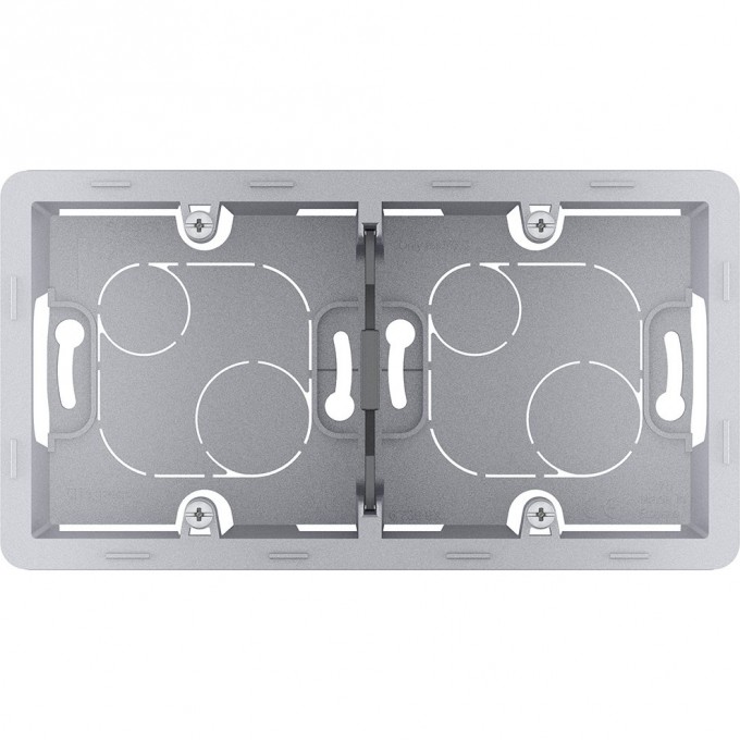 Коробка накладного монтажа LEGRAND INSPIRIA 2 поста алюминий 673992