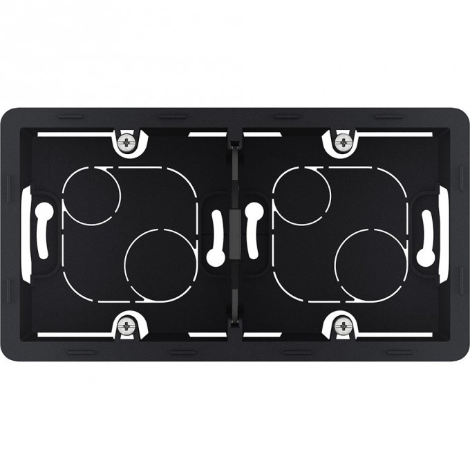 Коробка накладного монтажа LEGRAND INSPIRIA 2 поста антрацит 673993