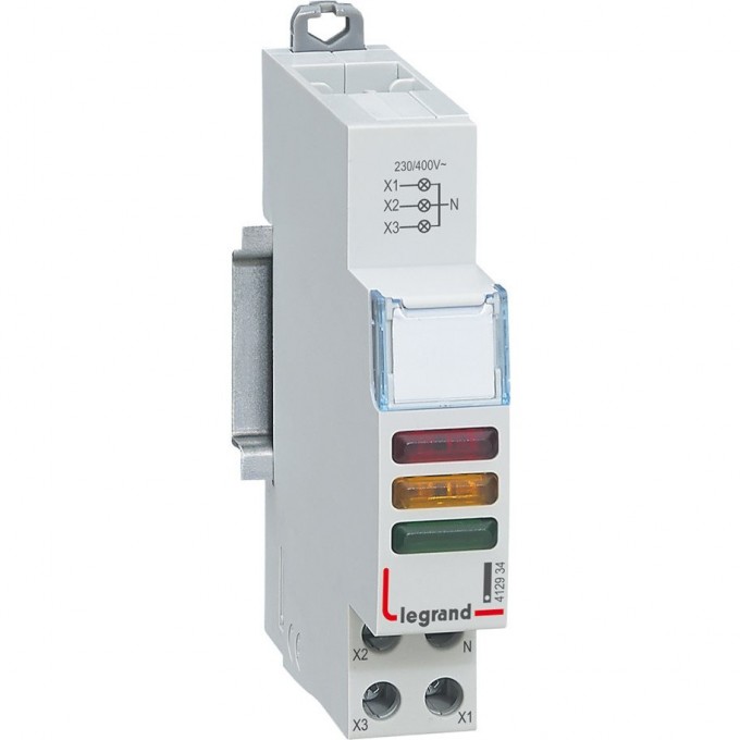 Лампа индикаторная LEGRAND 3xLED красный/зеленый/жёлтый 412934