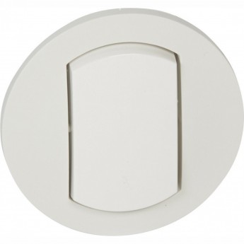 Лицевая панель LEGRAND Celiane для одноклавишного переключателя IP 44, белая Лицевая панель LEGRAND Celiane для одноклавишного переключателя IP 44, белая