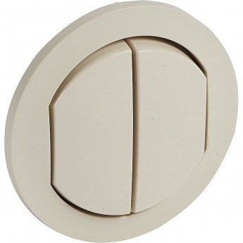 Лицевая панель LEGRAND Celiane двухклавишных выключателей/переключателей, слоновая кость