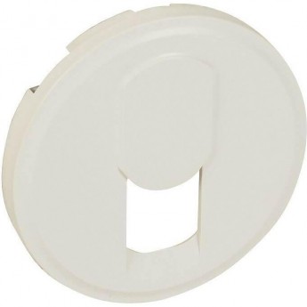 Лицевая панель LEGRAND Celiane розетки телефонной, белый Лицевая панель LEGRAND Celiane розетки телефонной, белый