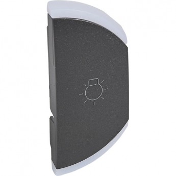 Лицевая панель LEGRAND MyHome SCS 1М "освещение" правая, графит Лицевая панель LEGRAND MyHome SCS 1М "освещение" правая, графит