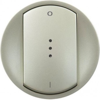 Лицевая панель выключателя LEGRAND Celiane с подсветкой\индикацией, титан Лицевая панель выключателя LEGRAND Celiane с подсветкой\индикацией, титан