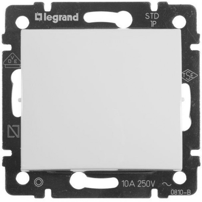Механизм кнопки LEGRAND 1-м СП Valena белый 774411